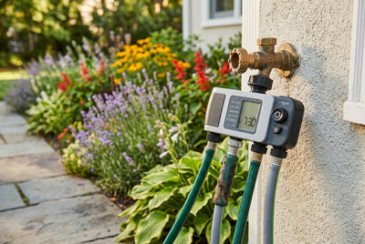 B-hyve XD 4-Outlet Smart Hose Faucet Sprinkler Timer with B-hyve Smart Gen 2 Hub | 24639